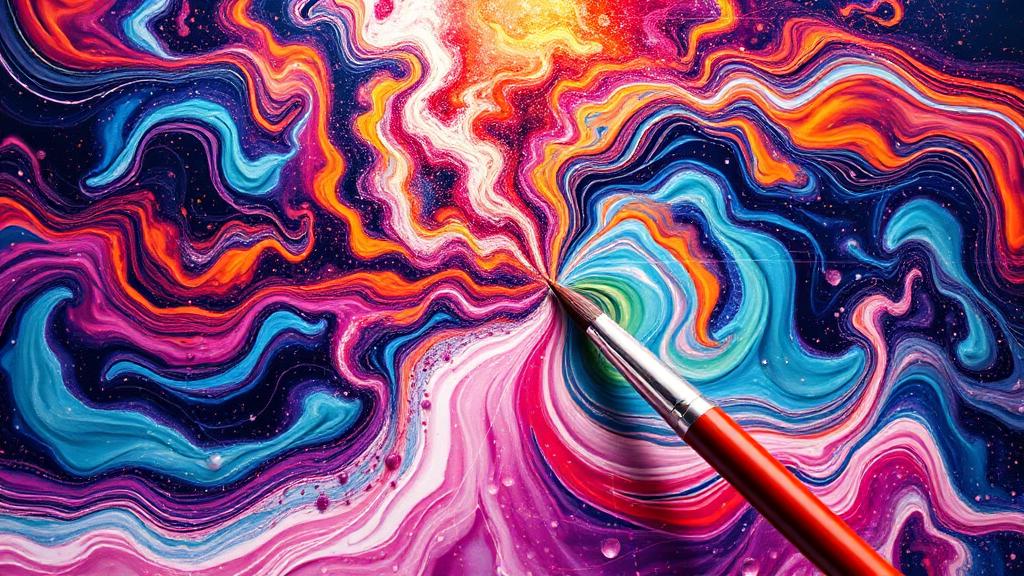 AI image generation prompt and colorful artwork