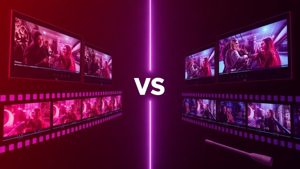 AI video editing timeline and tool controls